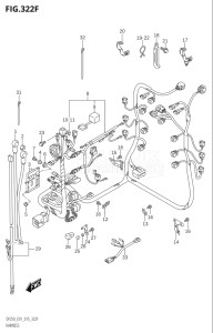 22503Z-510001 (2005) 225hp E01 E40-Gen. Export 1 - Costa Rica (DF225Z) DF225Z drawing HARNESS (DF225T:E40)