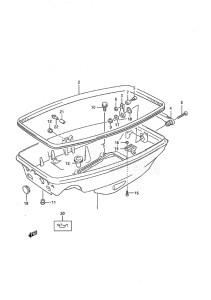 Outboard DT 8c drawing Lower Cover