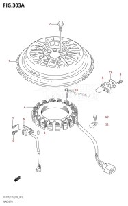 DF175Z From 17501Z-780001 (E03)  2007 drawing MAGNETO