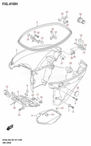 DF30A From 03003F-710001 (P01 P40)  2017 drawing SIDE COVER (DF30ATH:P01)