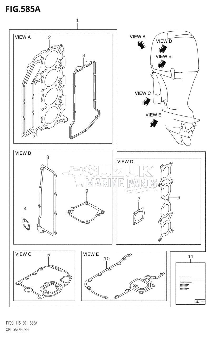 OPT:GASKET SET