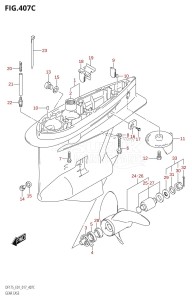 DF150Z From 15002Z-710001 (E01 E40)  2017 drawing GEAR CASE (DF150Z:E01)