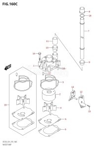 DF200Z From 20002Z-910001 (E01 E40)  2019 drawing WATER PUMP (DF200Z:E01)