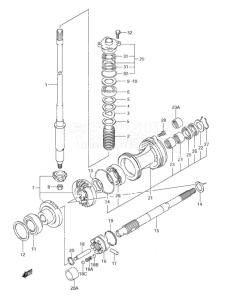 Outboard DF 115 drawing Transmission