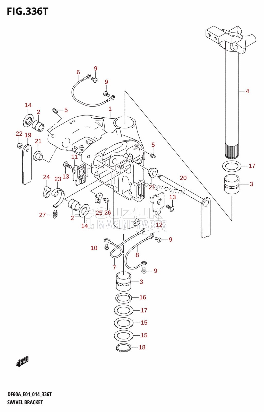 SWIVEL BRACKET (DF60AVTH:E01)