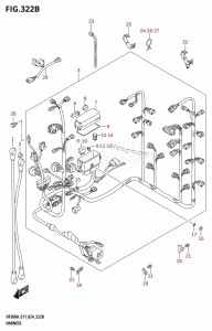 DF300A From 30002P-440001 (E11 - E40)  2024 drawing HARNESS (DF250ATSS)