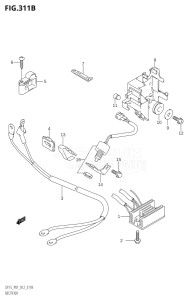 01503F-210001 (2012) 15hp P01-Gen. Export 1 (DF15  DF15R) DF15 drawing RECTIFIER (DF15R:P01)