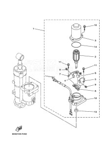 F80BETL drawing POWER-TILT-ASSEMBLY-2