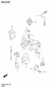 DF40A From 04003F-510001 (E01 E13)  2015 drawing SENSOR (DF60AVTH:E01)