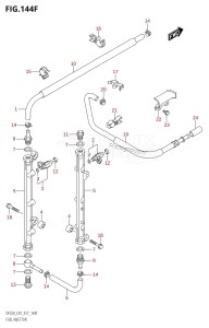 DF250 From 25003F-710001 (E01 E40)  2017 drawing FUEL INJECTOR (DF225T:E40)