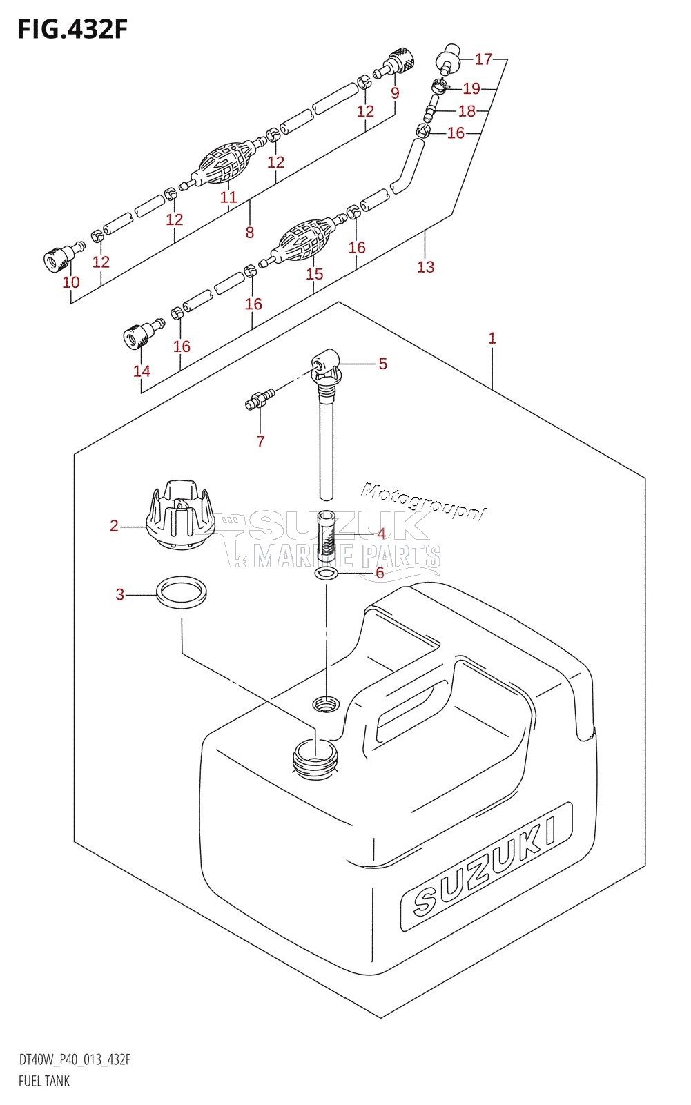 FUEL TANK (DT40WK:P40)