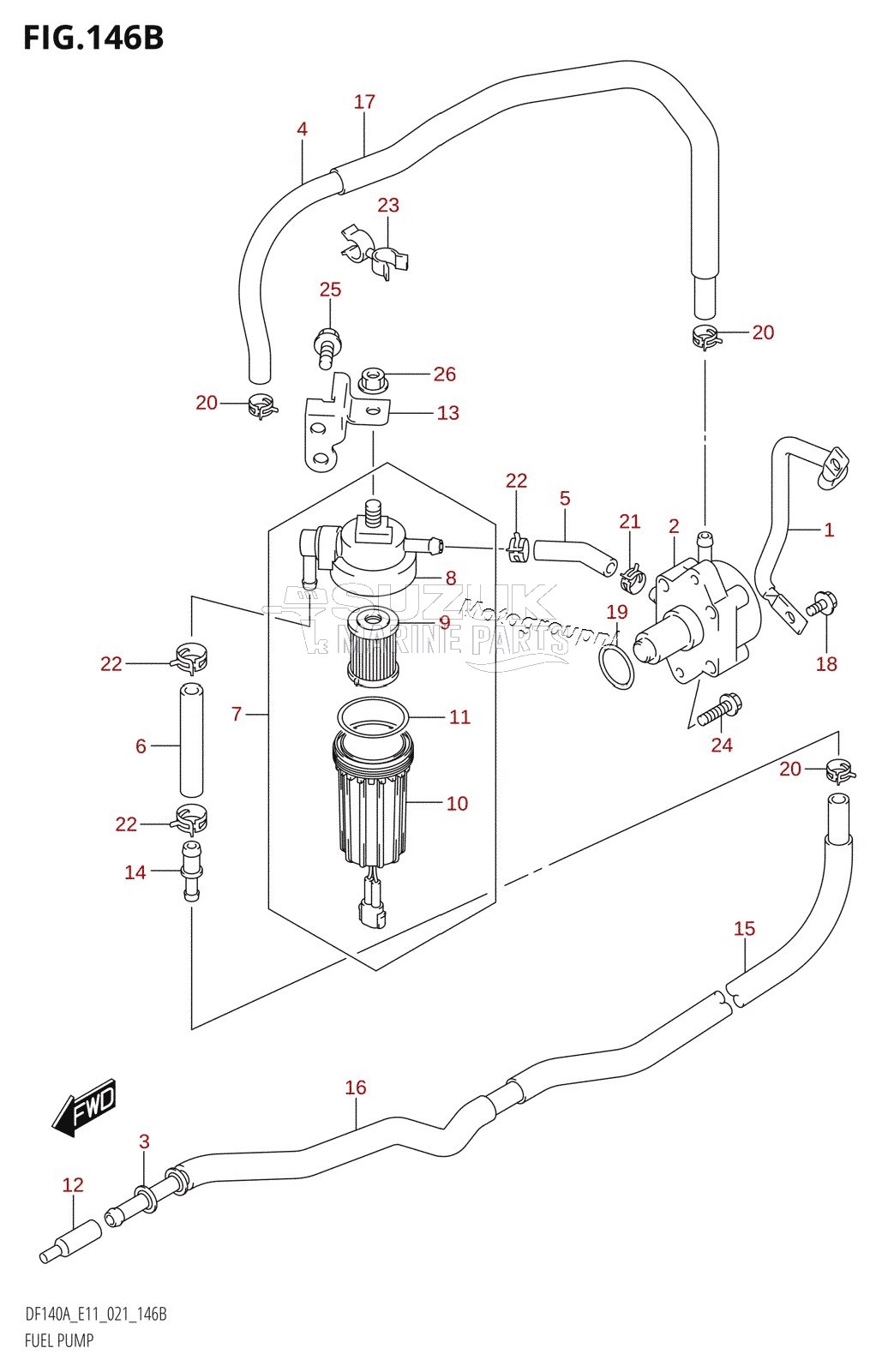 FUEL PUMP (E40)