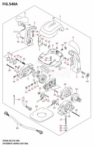 DF350A From 35001F-910001 (E03)  2019 drawing OPT:REMOTE CONTROL ASSY DUAL