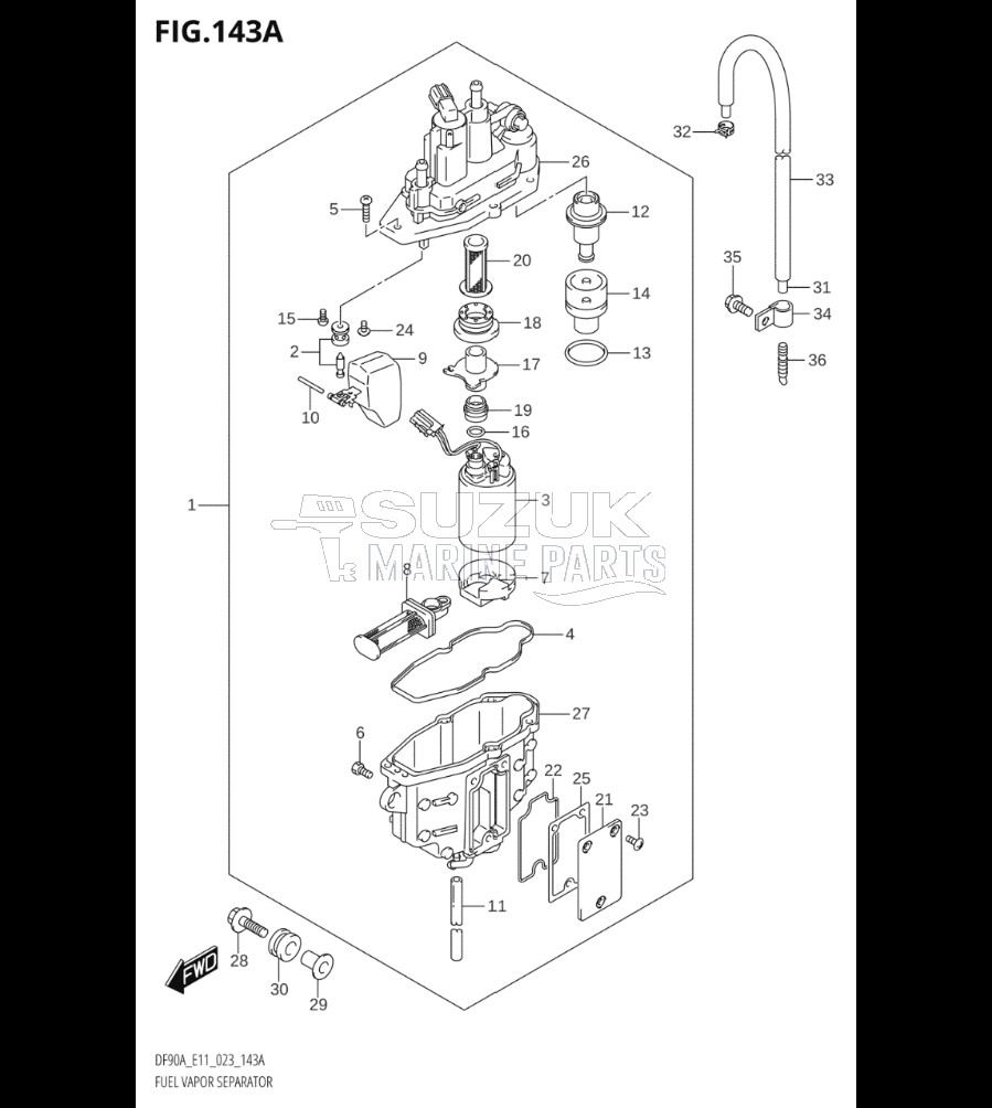 FUEL VAPOR SEPARATOR (E01,E03,E11)