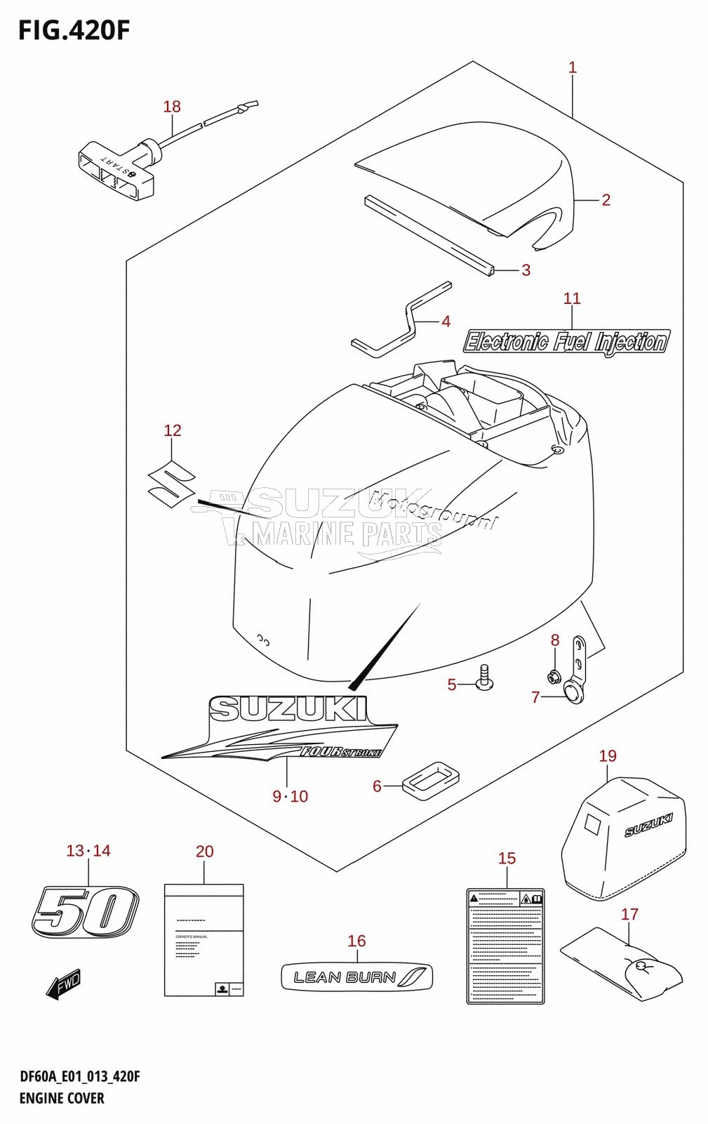 ENGINE COVER (DF50ATH:E01)