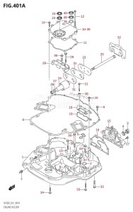 DF300Z From 30001Z-780001 (E01)  2007 drawing ENGINE HOLDER