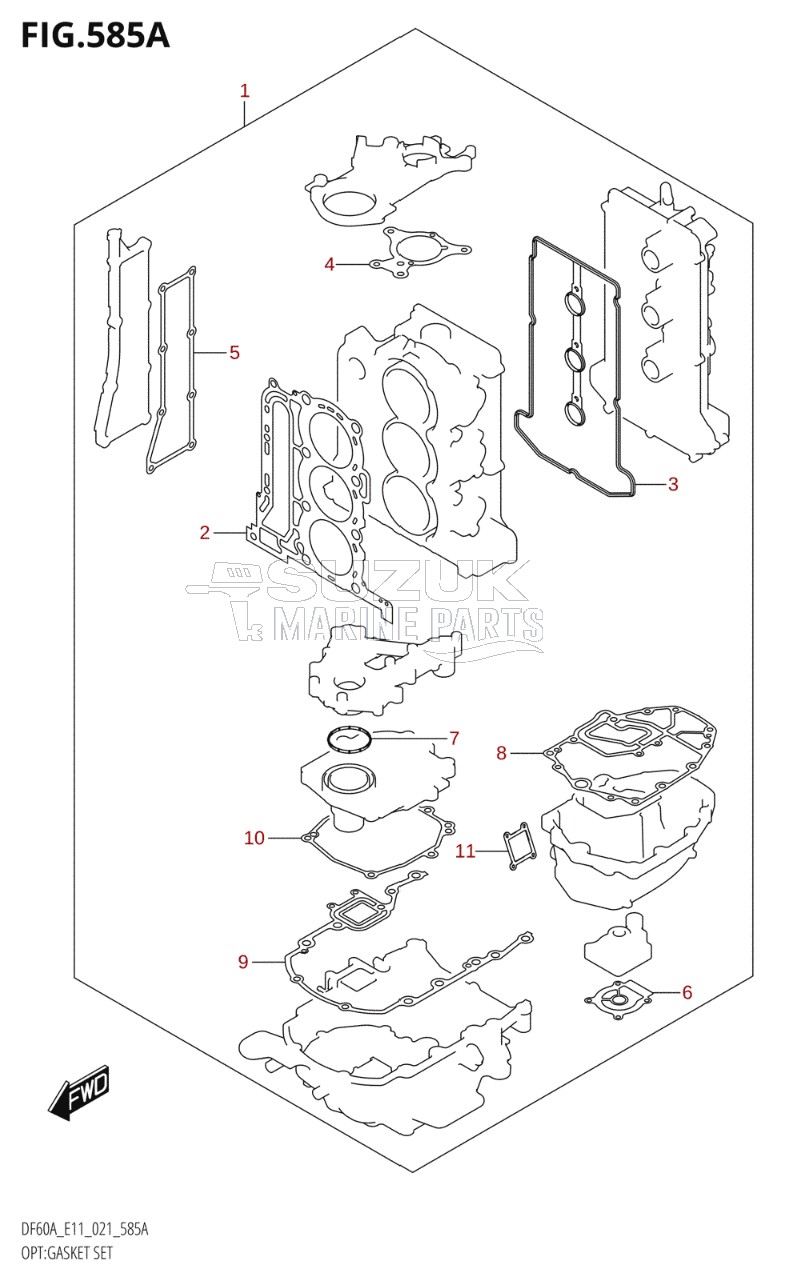 OPT:GASKET SET