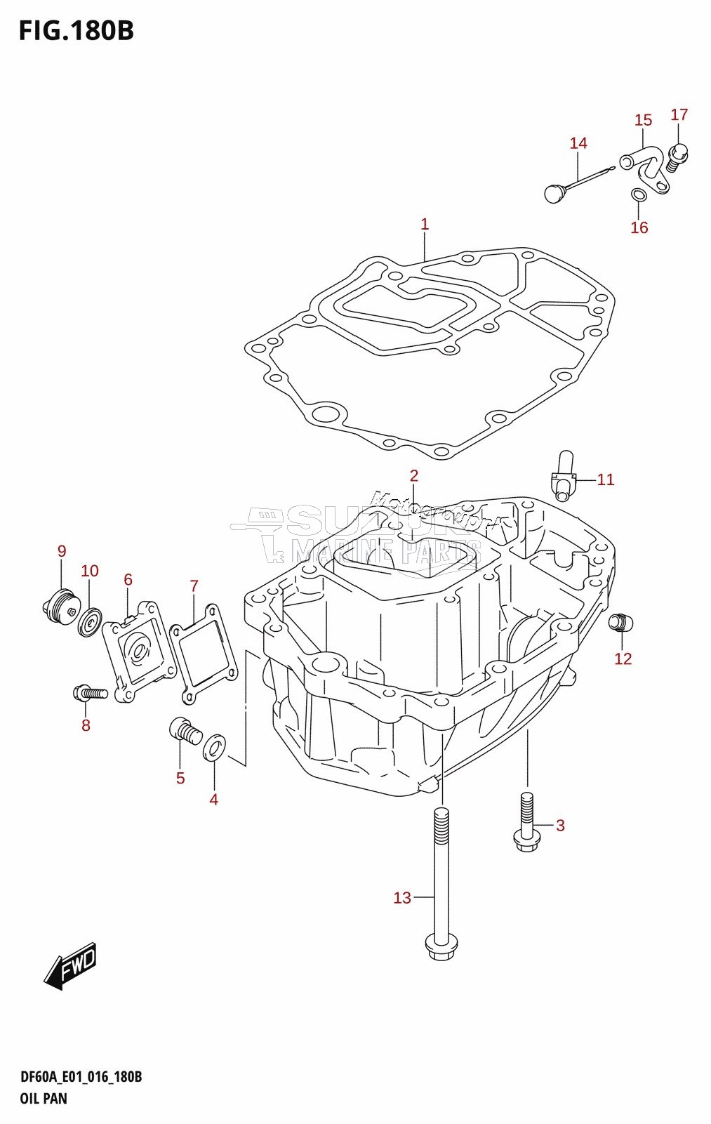 OIL PAN (DF40AQH:E01)