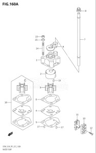 00801F-210001 (2012) 8hp P01-Gen. Export 1 (DF8A  DF8AR) DF8A drawing WATER PUMP