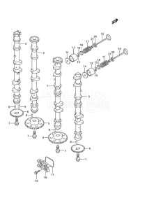 DF 200 drawing Camshaft