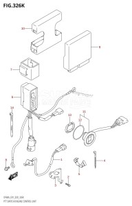 DF40A From 04003F-040001 (E01)  2020 drawing PTT SWITCH /​ ENGINE CONTROL UNIT (DF60AVT:E40,DF60AVTH:E40)