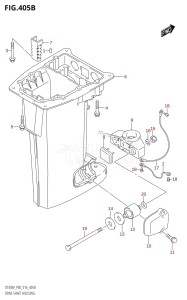 DT40 From 04005K-610001 ()  2016 drawing DRIVE SHAFT HOUSING (DT40W:P90)