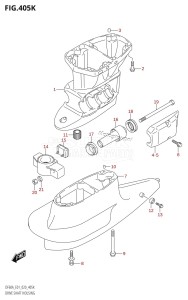 DF40A From 04004F-040001 (E34-Italy)  2020 drawing DRIVE SHAFT HOUSING (DF60AVTH:E40)