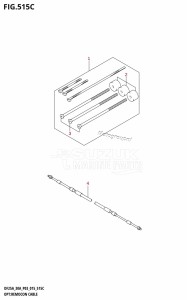 DF25A From 02504F-510001 (P03)  2015 drawing OPT:REMOCON CABLE (DF30AT:P03)