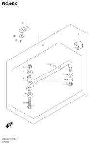 DF70A From 07003F-610001 (E01 E40)  2016 drawing DRAG LINK (DF90ATH:E40)