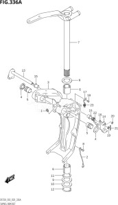 25003Z-040001 (2020) 250hp E03-USA (DF250Z  DF250Z) DF250Z drawing SWIVEL BRACKET (DF225T,DF225Z,DF250T,DF250Z)