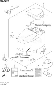 05004F-410001 (2014) 50hp E01-Gen. Export 1 (DF50AVT  DF50AVTH) DF50A drawing ENGINE COVER (DF60AVT:E01)