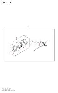 DF100B From 10004F-140001 (E01 E40)  2021 drawing OPT:MULTI FUNCTION GAUGE (1) (DF70A,DF80A,DF90A,DF100B)