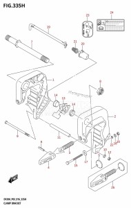 DF15A From 01504F-610001 (P03)  2016 drawing CLAMP BRACKET (DF20AR:P03)