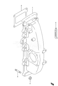 DT 140 drawing Intake Manifold (DT140EFI