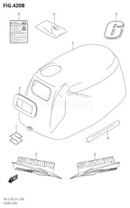 DF6 From 00602F-510001 (P03)  2015 drawing ENGINE COVER (DF6:P03)