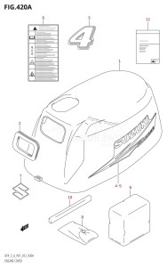 DF5 From 00502F-310001 (P01)  2013 drawing ENGINE COVER (DF4:P01)