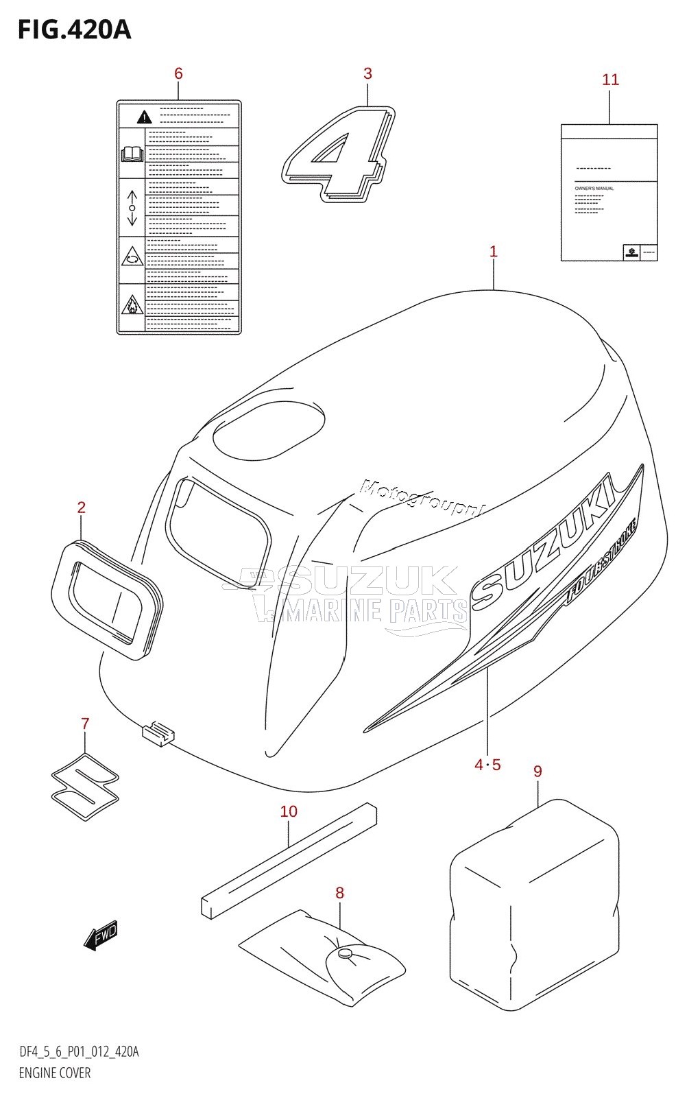 ENGINE COVER (DF4:P01)