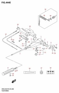 DF25A From 02504F-510001 (P01)  2015 drawing TILLER HANDLE (DF30AQ:P01)