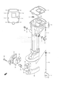 DF 9.9A drawing Drive Shaft Housing