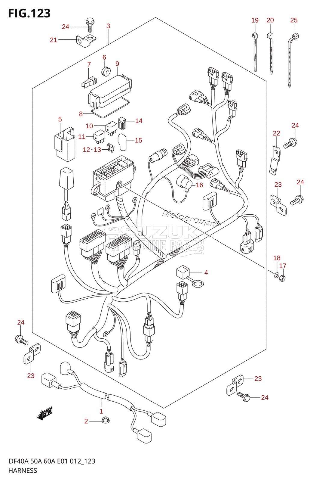 HARNESS (DF40A E01)