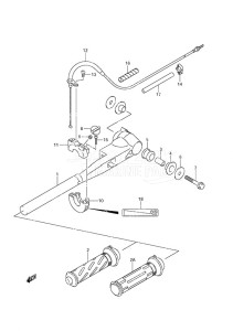 DF 2.5 drawing Tiller Handle