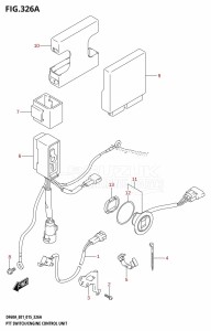 DF60A From 06002F-510001 (E01 E40)  2015 drawing PTT SWITCH /​ ENGINE CONTROL UNIT (DF40A:E01)