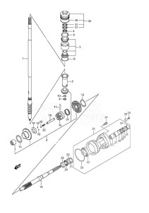 DF 250 drawing Transmission (DF 250S)