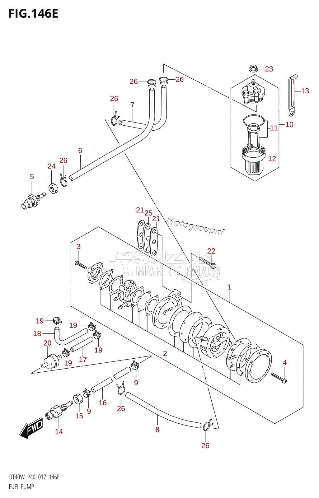 FUEL PUMP (DT40WK:P40)