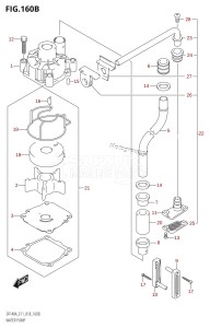 DF115AZ From 11503Z-810001 (E11 E40)  2018 drawing WATER PUMP (E40)