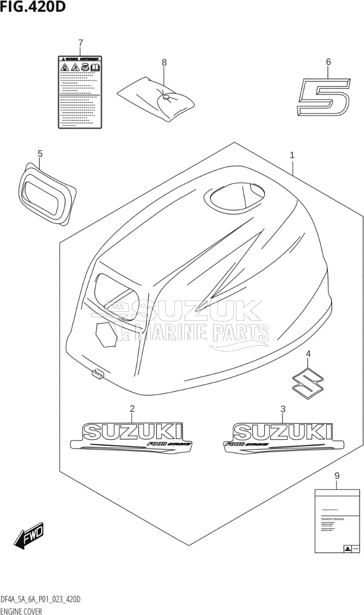 ENGINE COVER (DF5A:020)