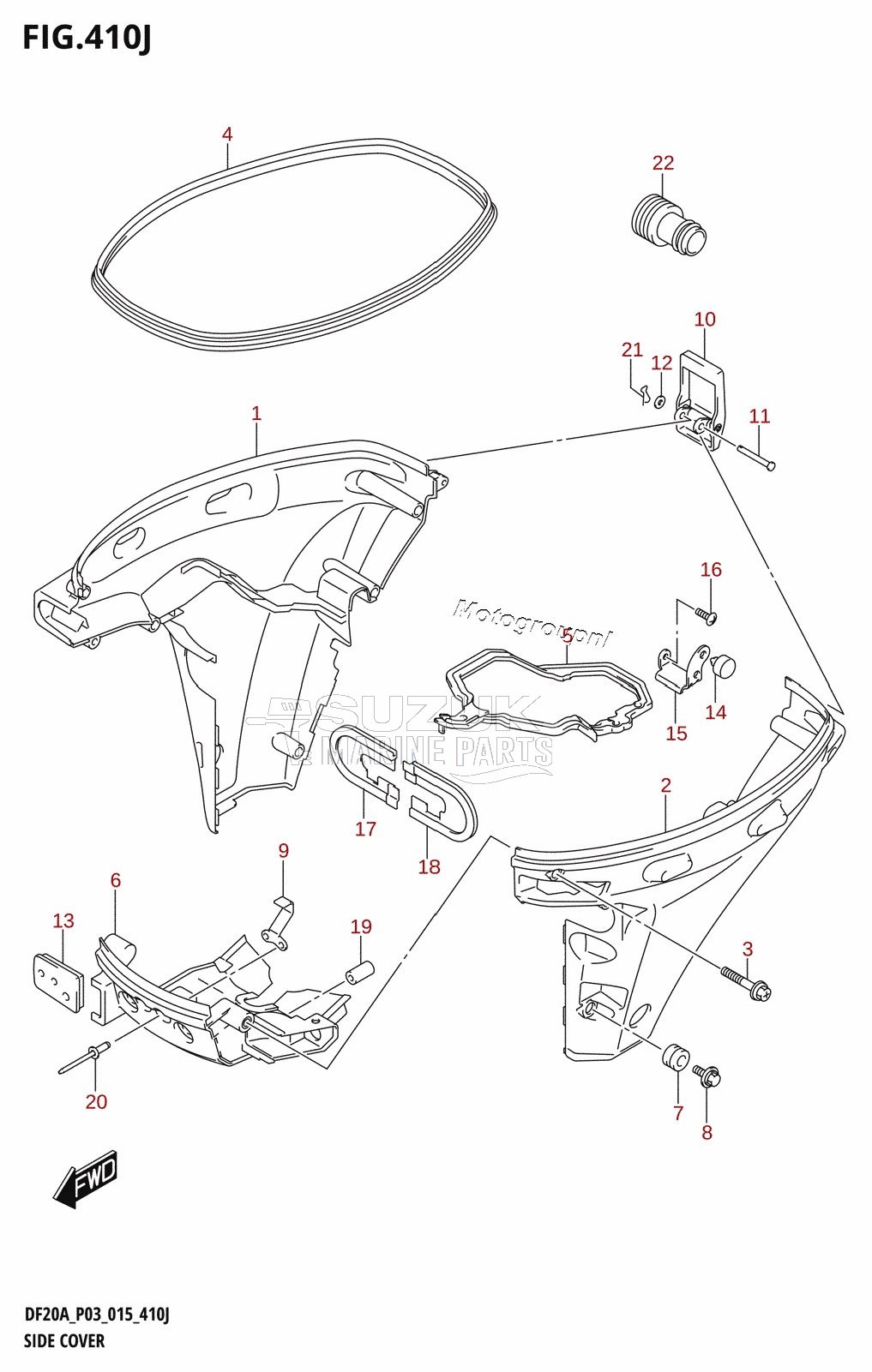 SIDE COVER (DF20AR:P03)