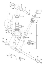 DF 250 drawing Trim Cylinder SS Model