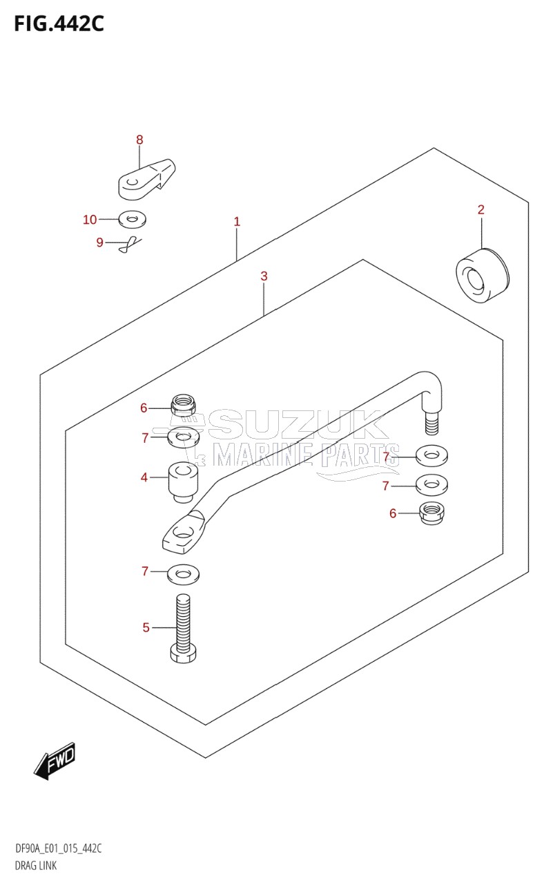 DRAG LINK (DF70ATH:E01)