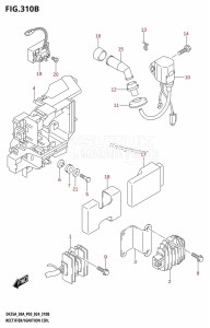 DF300A From 30002P-440001 (E11 - E40)  2024 drawing RECTIFIER /​ IGNITION COIL (DF25AT,DF25ATH)